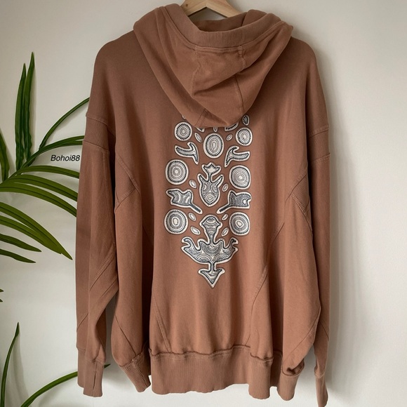 NEW Free People All Your Love Logo Hoodie - Picture 8 of 16
